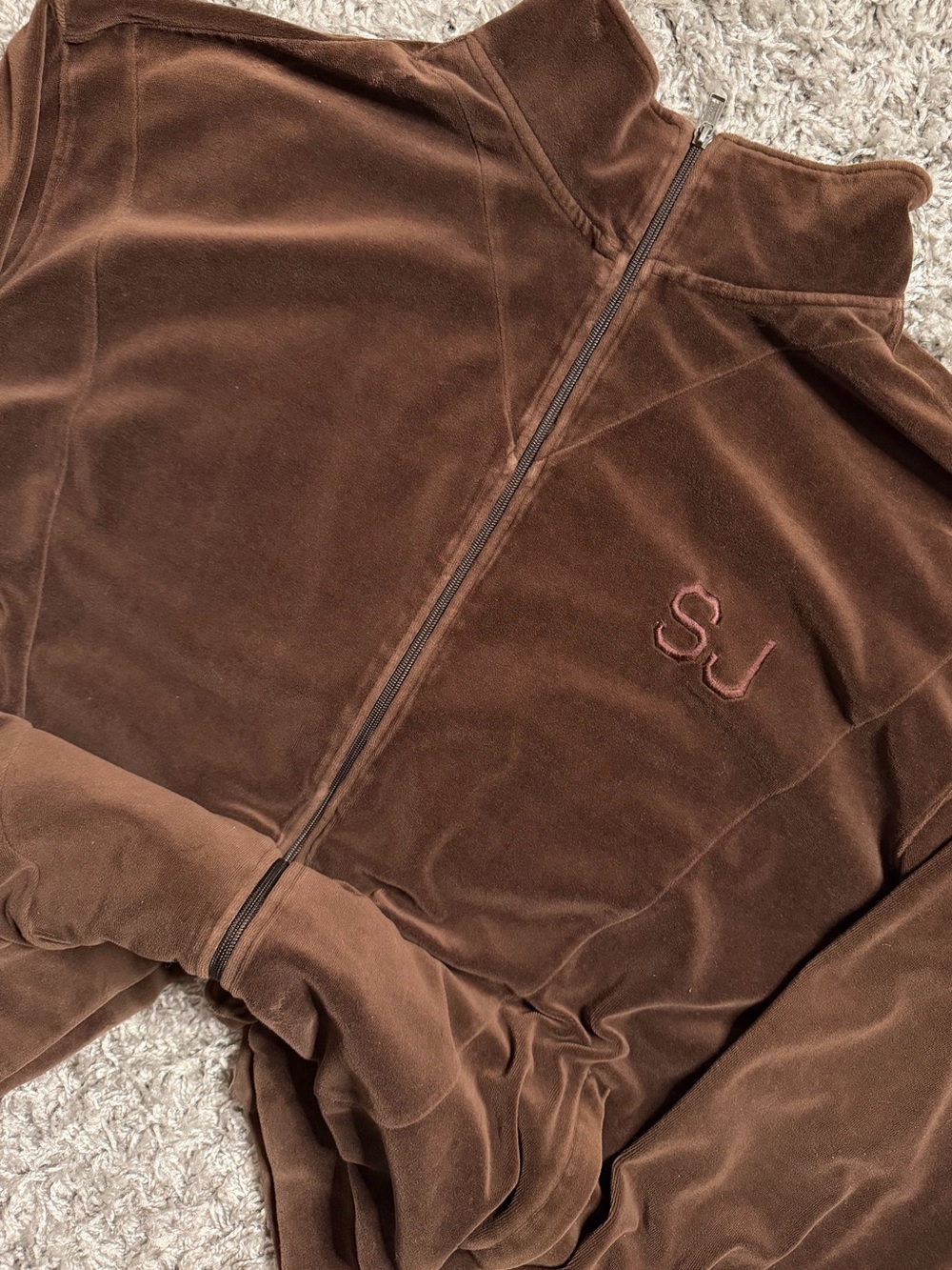 2000s Sean John Brown Zip Jacket